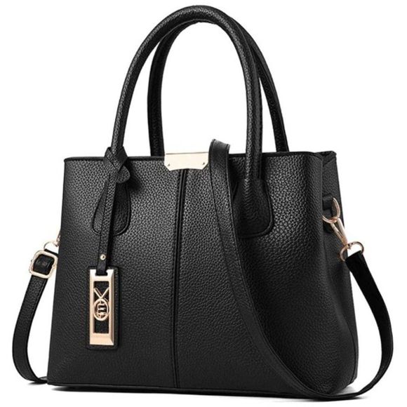 Handbags - IIL PU Leather Purses-Black